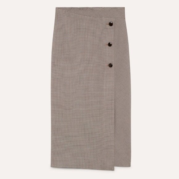 Aritzia Babaton Billy Houndstooth Skirt - Picture 1 of 9